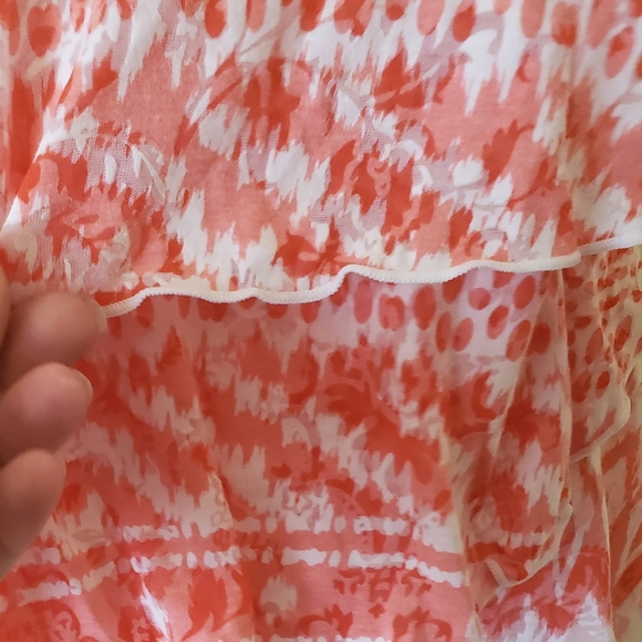 Last Chance - Bundle and Save - Relativity pink and white tiered tank. - Picture 4 of 7